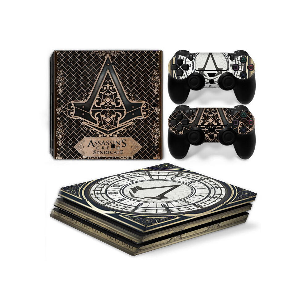 (Assassin2) Ps4 Pro Pvc Stickers For Console + 2 Controllers 5056543418487