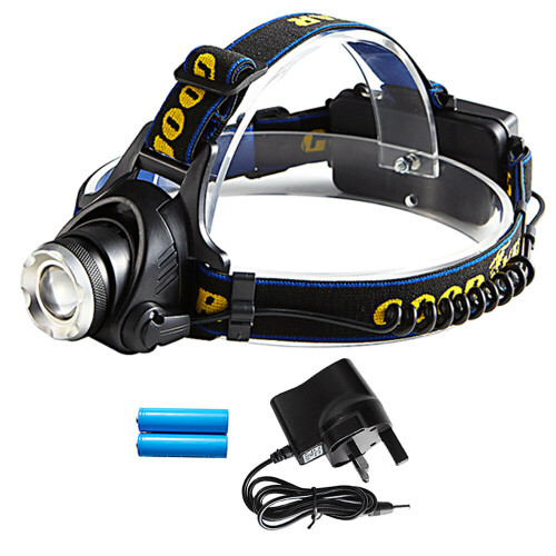 Goodyear Head Light Torch Lamp Headlamp Cree LED Rechargeable Flashlight 6000LM 2