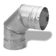 M & G Duravent 4PVP-E90 4 Inch Pelletvent Pro 90 Deg Elbow Stainless