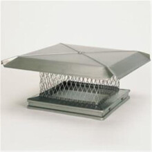 Homesaver 8 Inch x 17 Inch Homesaver Stainless Steel Single-flue Chiminey Cap 304-alloy