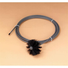 Schaefer Brush Manu. 37420 Dryer Vent Brush 4 Inch Round With 20' Flexible Handle