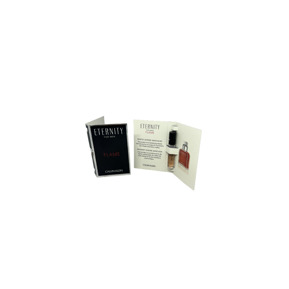 CALVIN KLEIN ETERNITY MEN FLAME 1.2ml EDT SPRAY x 2