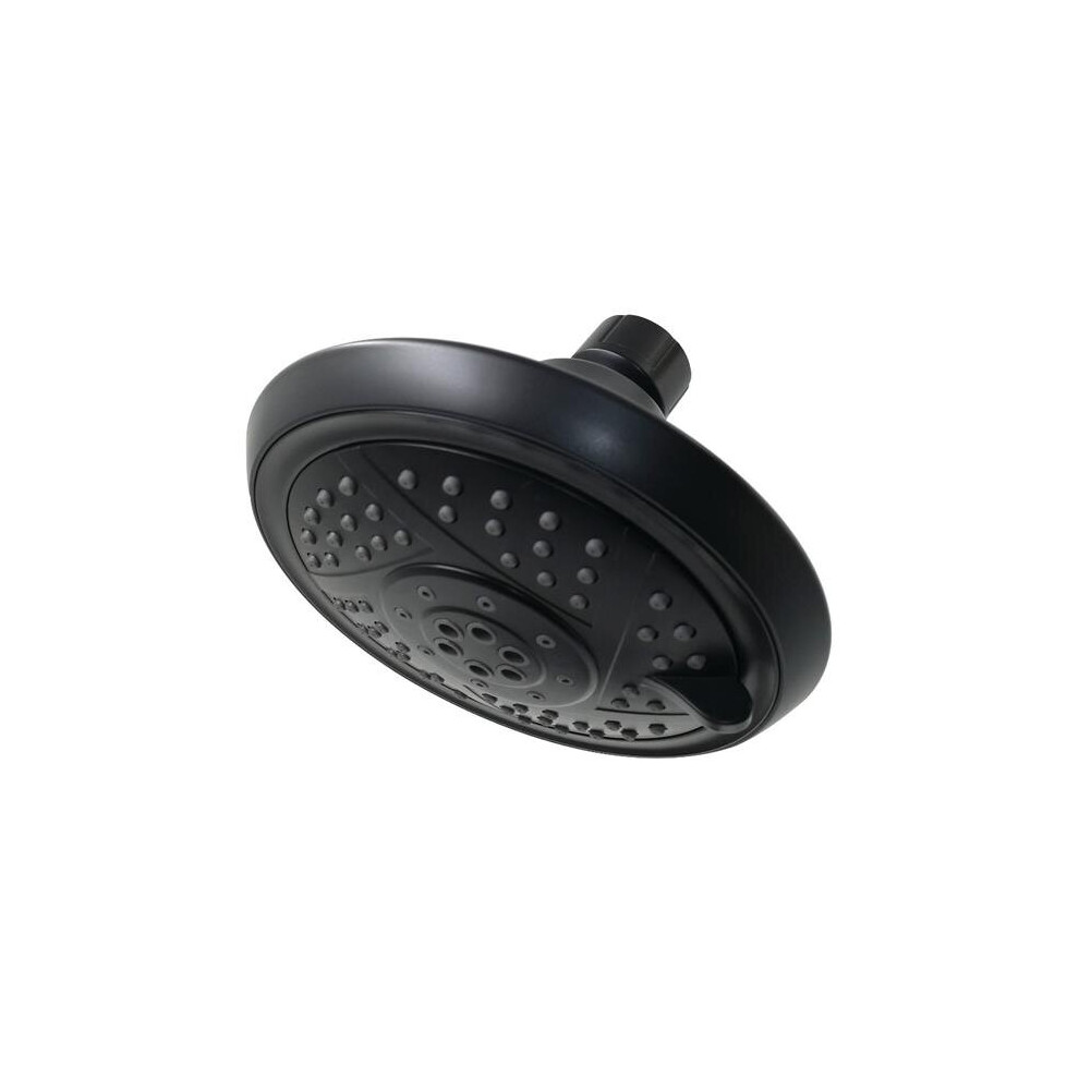 Modern Vilbosch 5 in. 5-Function Shower Head - Matte Black-image-OPC-PB78TBM-NEW
