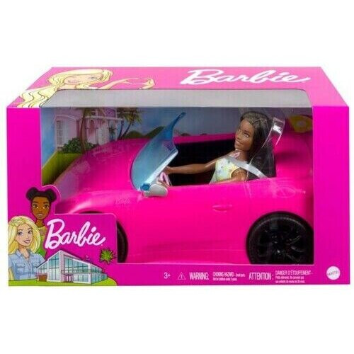 Barbie Barbie - carro convers   vel e boneca morena