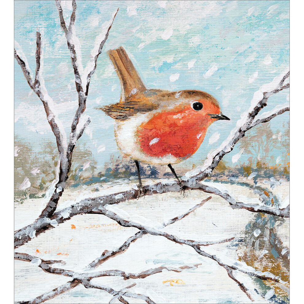 Woodmansterne Pack Of 5 Winter Friend Christmas Cards Supporting Multiple Charities