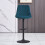 AINPECCA (TEAL) 2Pcs Bar Stools Velvet Swivel Chairs Kitchen 7
