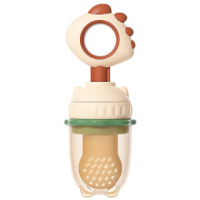 (Dinosaur) Baby Fruit Feeder Silicone Food Dispenser Pacifier Teething Relief Toy For Infant