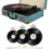 Bluetooth Vinyl Record Player Belt-Drive 3-Speed Vintage Record Player 2