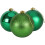 (Dark Green) 15cm/3Pcs Christmas Baubles Shatterproof,Tree Decor 1