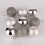 (18Pcs, Silver) 50mm Christmas Baubles Shatterproof,Tree Decorations 3
