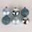 (9Pcs, Light Blue) 50mm Christmas Baubles Shatterproof,Tree Decorations 3