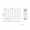 NRG (600x1003mm Double, Black) NRG Oval Column Designer Radiator Horizontal Vertical Central Heating Radiator Rads 5