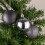 (3Pcs, Dark Grey) 10cm Christmas Baubles Shatterproof,Tree Decor 2