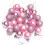 (12Pcs, Pink) 30mm Christmas Baubles Shatterproof,Tree Decorations 2