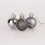 (12Pcs, Dark Grey) 30mm Christmas Baubles Shatterproof,Tree Decorations 1
