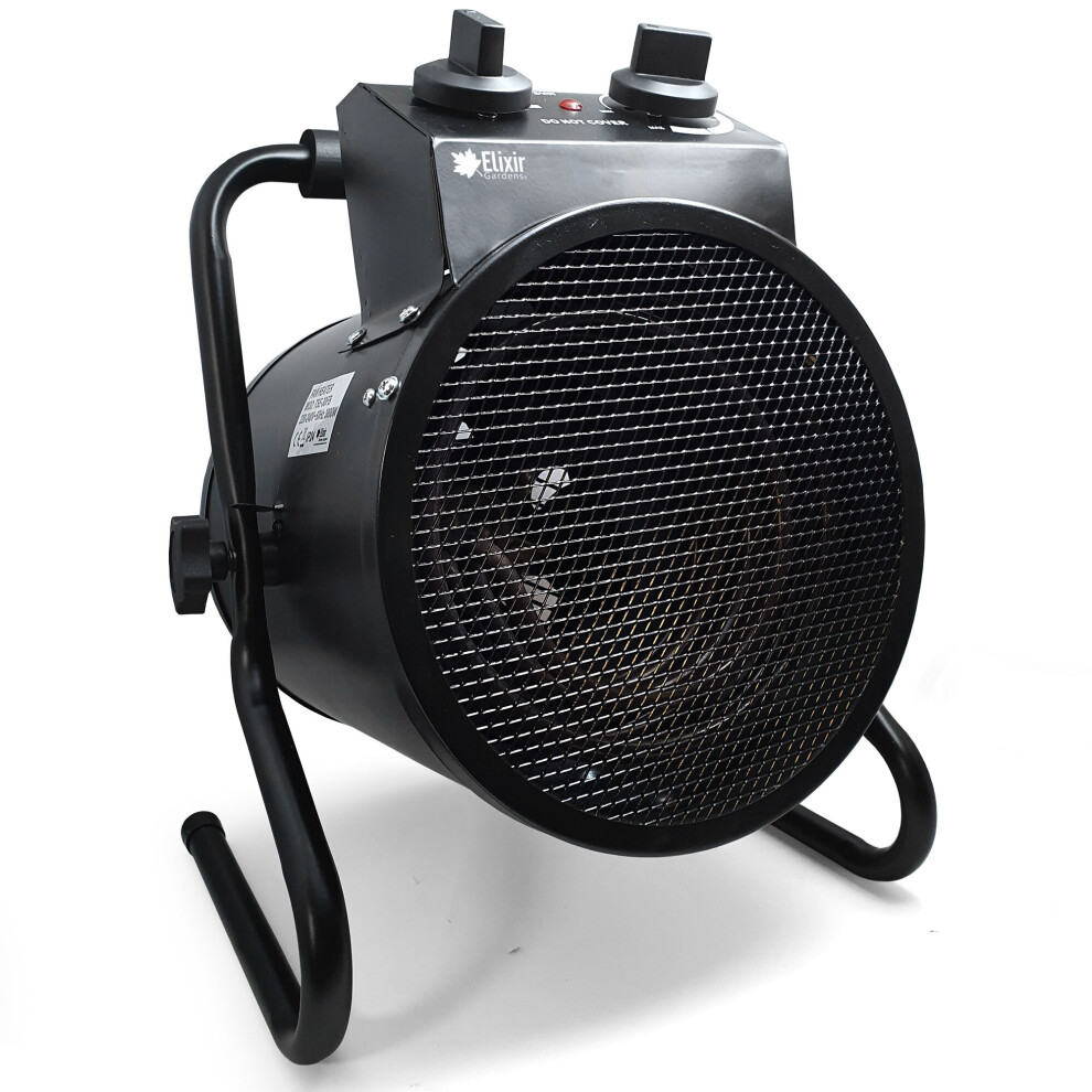 (TSE-30FB 3kW) Low Energy Electric Fan Space Heaters | 2kW-3kW Models | Garage, Shed, Greenhouse, Workshop, Basement & Indoor Heating