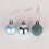 (12Pcs, Light Blue) 30mm Christmas Baubles Shatterproof,Tree Decorations 2