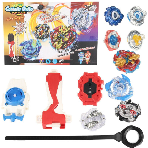 XD168-1 8Pcs Bayblade Beyblade Burst Set with Launcher + Storage Box 1