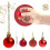 (24Pcs, Red) 30mm Christmas Baubles Shatterproof,Tree Decorations 2