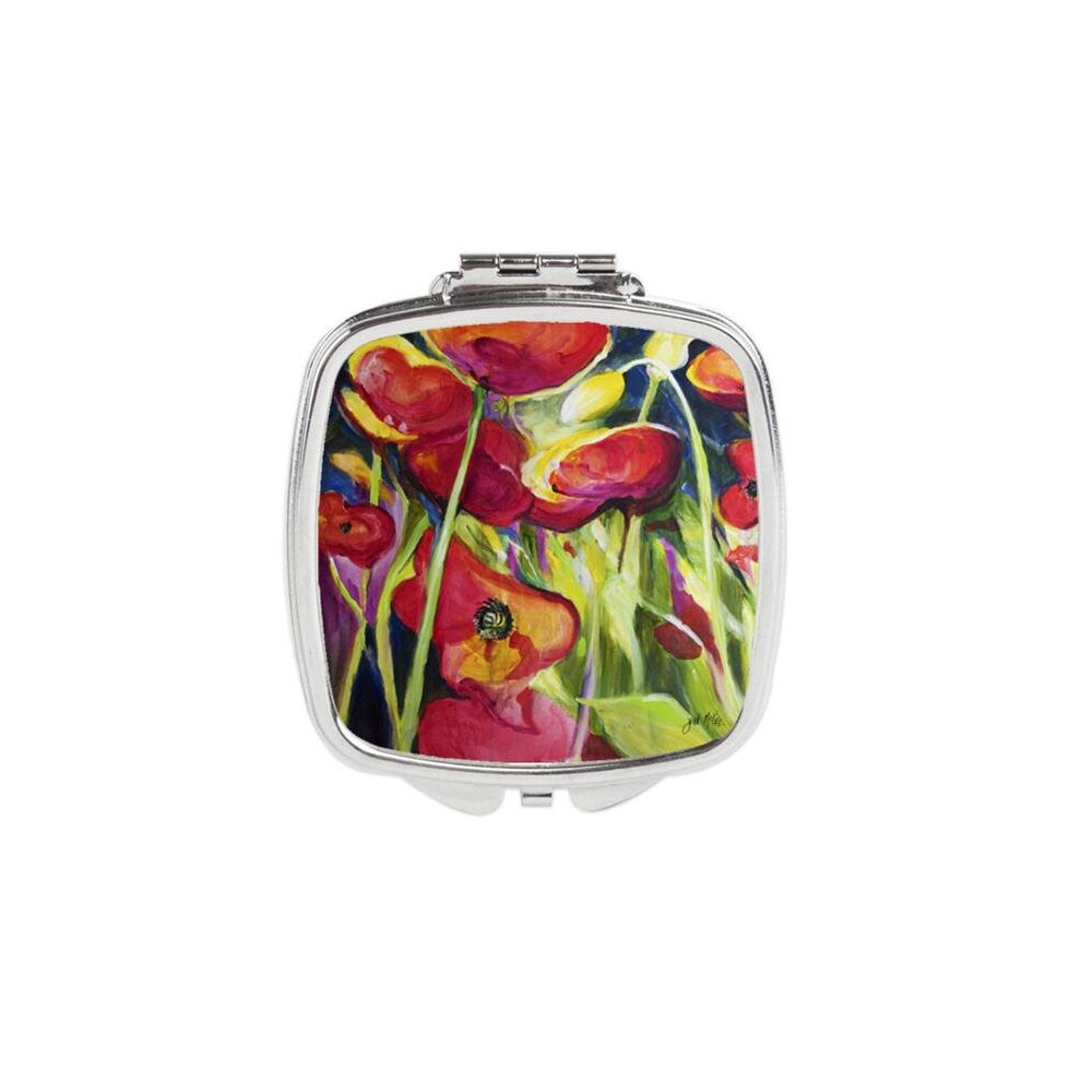 Awesome Apparel Poppies Compact Mirror