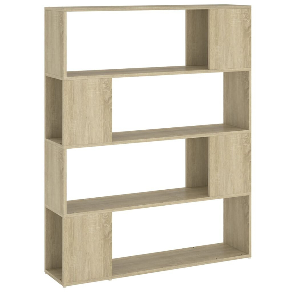 Vidaxl Book Cabinet Room Divider Sonoma Oak Home Privacy Screen Storage Rack