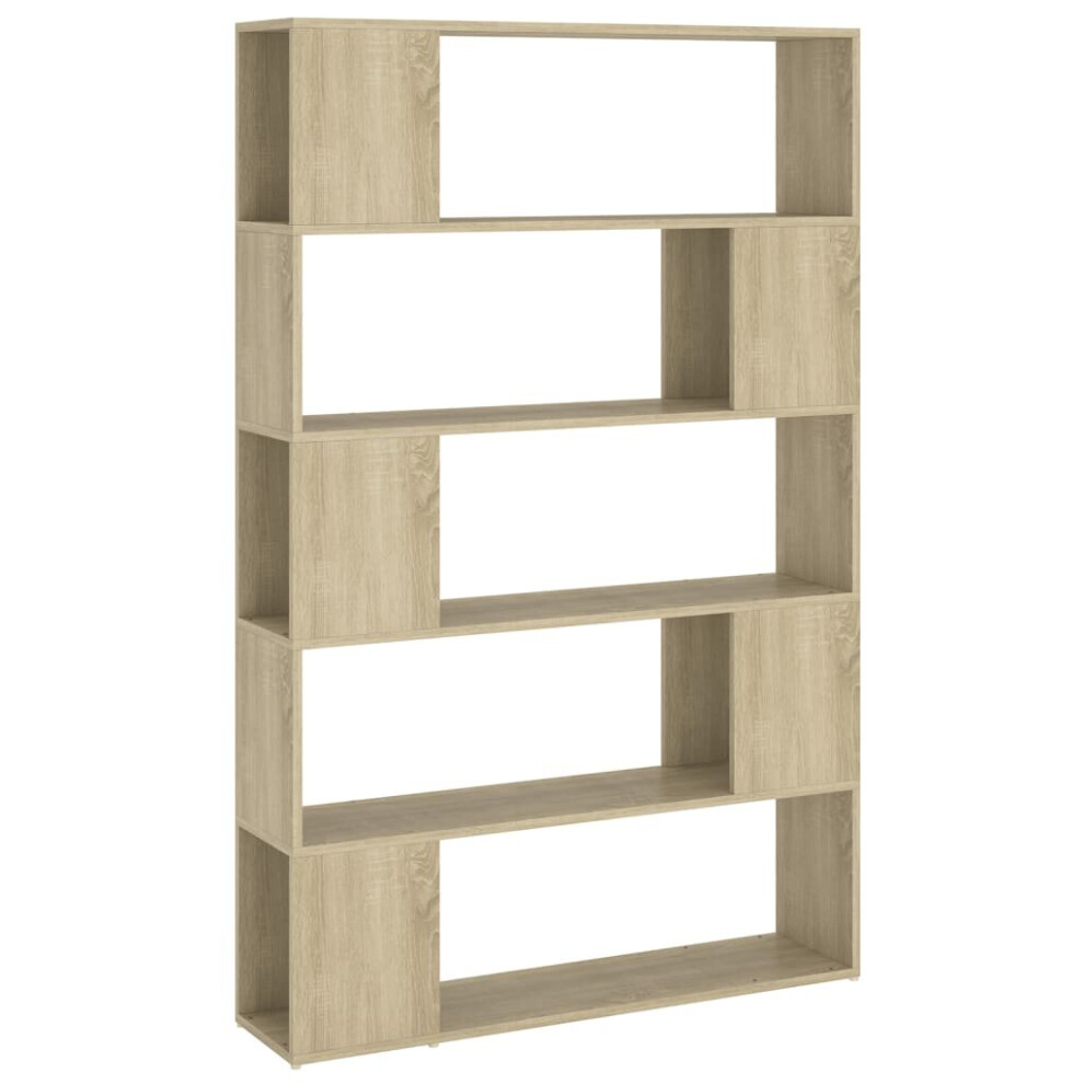 vidaXL Book Cabinet Room Divider Sonoma Oak Engineered Wood Privacy Screen
