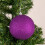 (3Pcs, Purple) 10cm Christmas Baubles Shatterproof,Tree Decor 2