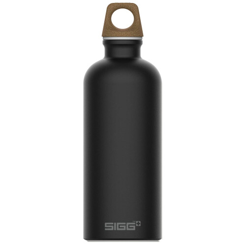 Sigg Aluminium Water Bottle 100% Recyled Materials Eco Friendly - Black