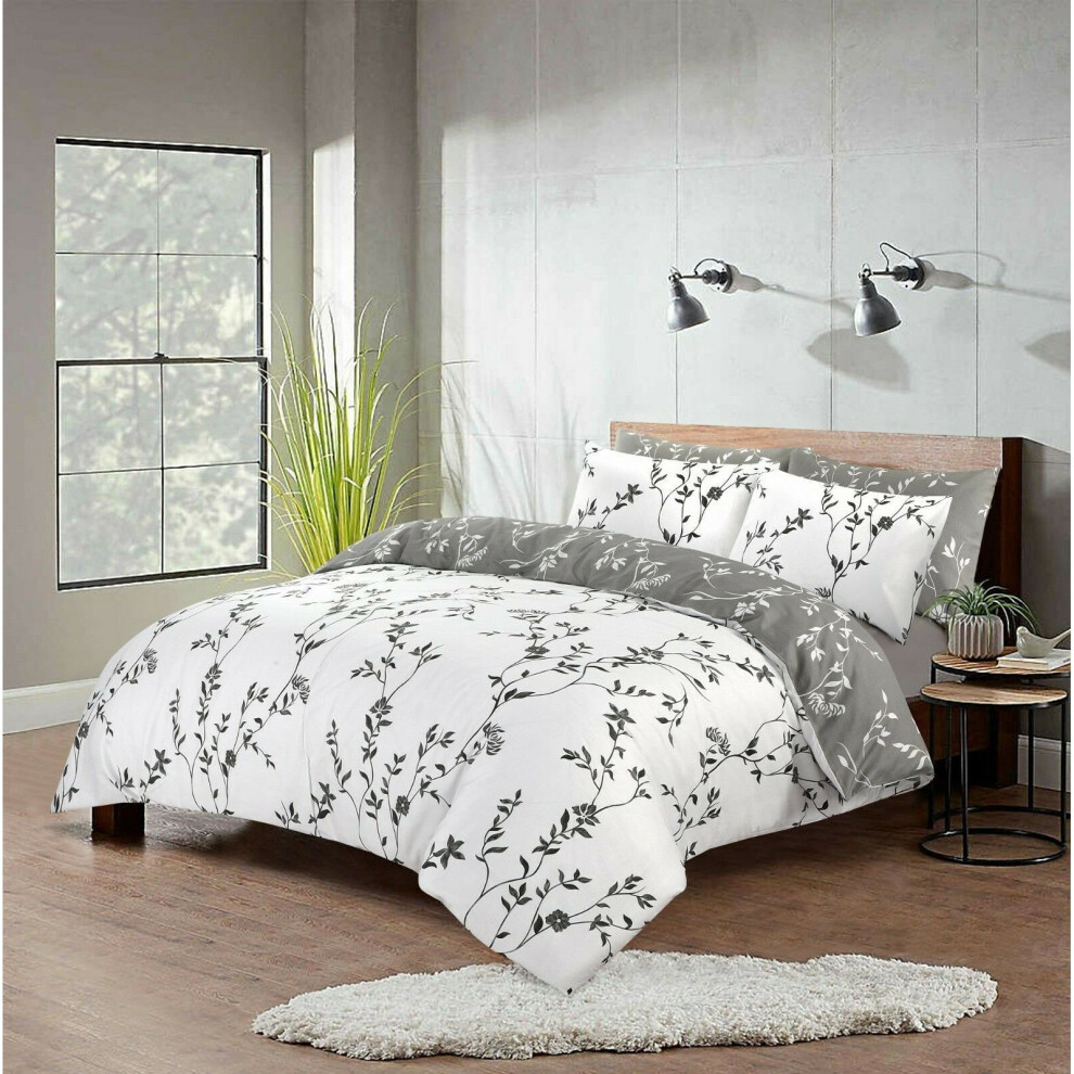 (King, Daisy) 100% EGYPTIAN COTTON PRINT DUVET COVER QUILT SET