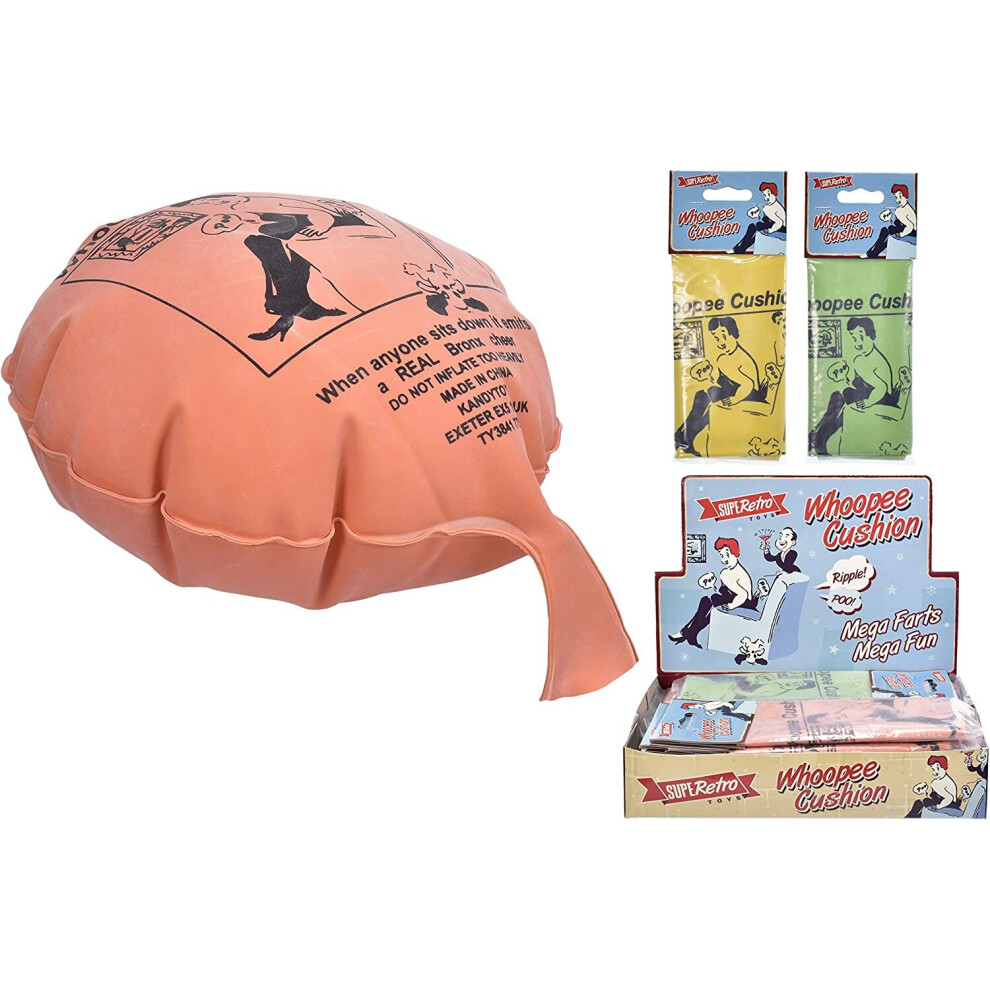 (One Whoopee Cushion) The Magic Toy Shop Whoopee Cushion Fun Party Toys For Prank Set Farting Classic Jokes Collection