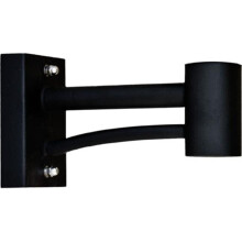 Wall Mounted Arm for Small & Medium GM Post Top Fixture, Black
