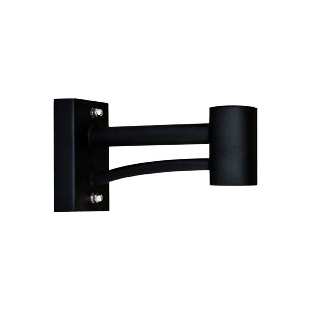 Wall Mounted Arm for Small & Medium GM Post Top Fixture, Black