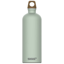Aluminium Water Bottle 100% Recyled Material Eco Friendly - Sage 1L