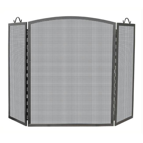 3 Panel Olde World Iron Arch Top Screen Large