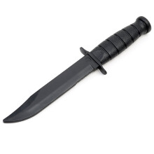 PLAYWELL TPR RUBBER "LEATHERNECK" TRAINING KNIFE - (E452)