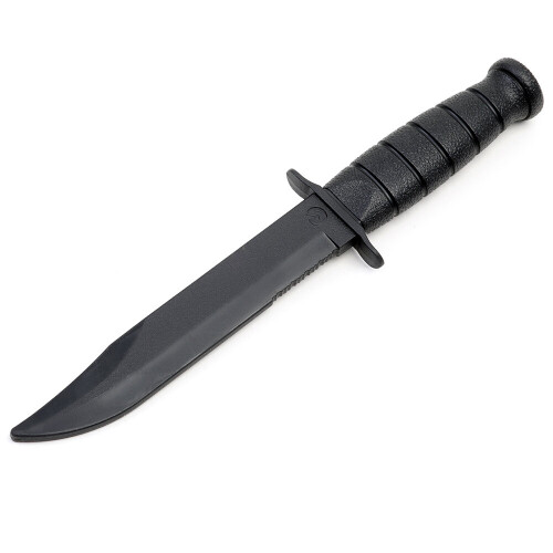 PLAYWELL TPR RUBBER "LEATHERNECK" TRAINING KNIFE - (E452)