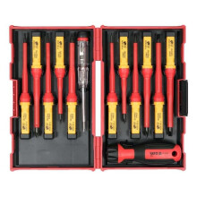 YATO YT-28295 VDE screwdriver set 13pcs slotted PH PZ torx interchangeable