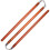 PLAYWELL THREE SECTIONAL STAFF - RED OAK 1