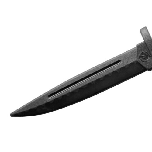PLAYWELL TPR RUBBER "BLACK BEAR" TRAINING KNIFE - (E425) 1