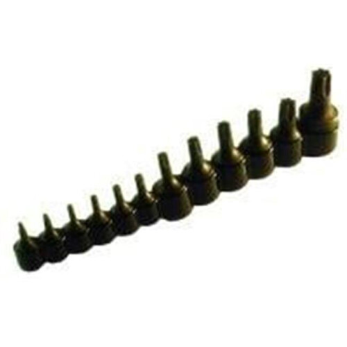 12 Piece 1/4  3/8 and 1/2 Inch Drive Torx Socket Set