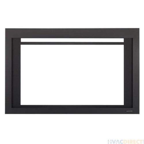 35 in. Clean Screen Front, Black