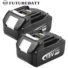 2X For Makita 18V 6.0Ah LXT Li-ion Battery BL1860 BL1850 BL1840