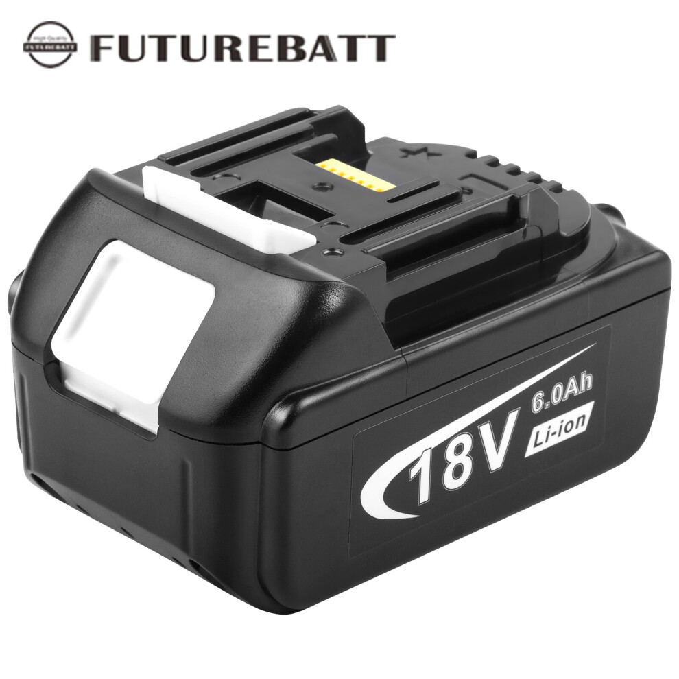 (1PC) FUTUREBATT for Makita 18V 6.0Ah lithium battery BL1850 BL1860 BL1840 BL1830 BL1815 LXT LED Indicator