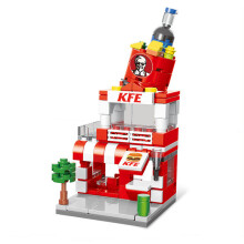 (KFC) Building Block City Street View Model Kid Toy Gift