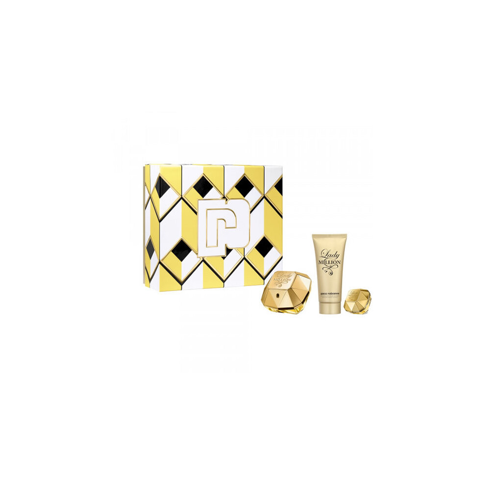 Paco Rabanne Lady Million Eau De Parfum Spray 80ml Christmas Set 2022