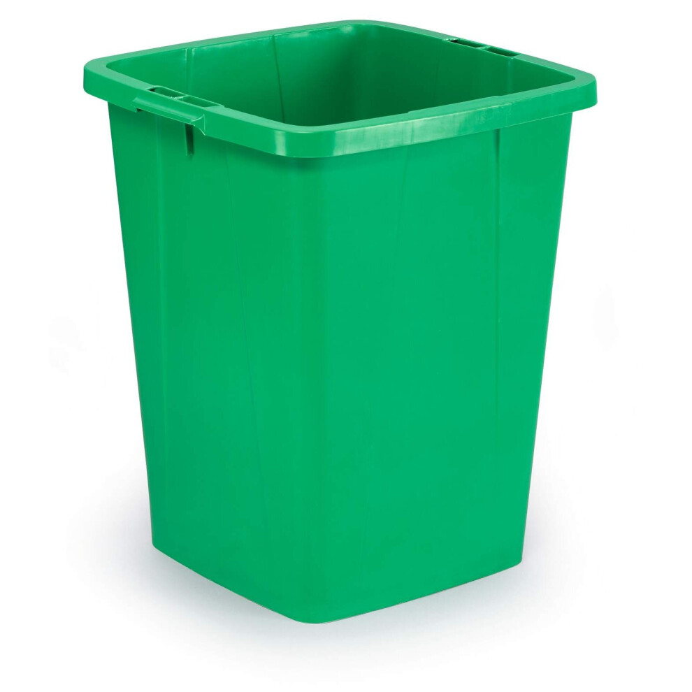 DURABIN 90L Square - Food & Freezer Safe Waste Recycling Bin - Green