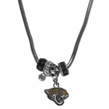 NFL Jacksonville Jaguars Euro Bead Necklace