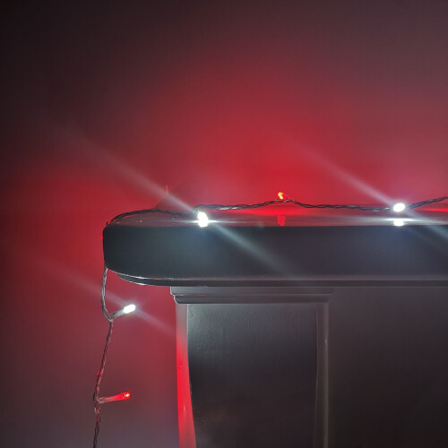 Premier Premier Deluxe Light Set - 20m Multi Action 200 Red & White LED SUPABRIGHTS 1