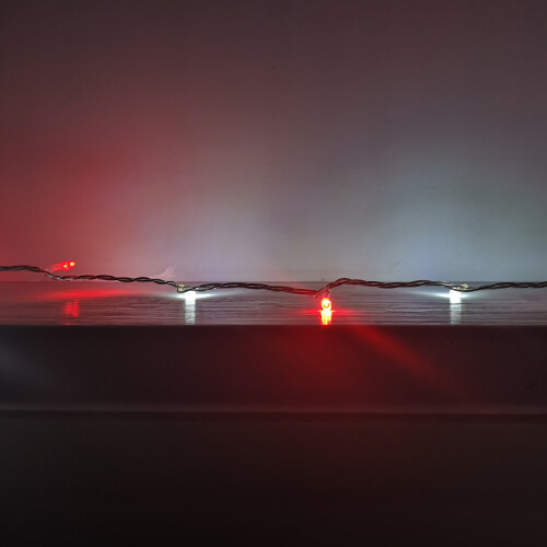 Premier Premier Deluxe Light Set - 20m Multi Action 200 Red & White LED SUPABRIGHTS 2