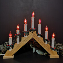 Premier Flickering Candle Bridge Pine - LI98031